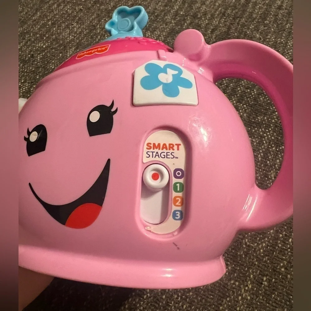 Fisher Price Pink Magical light-up Tea Pot Learning Toy